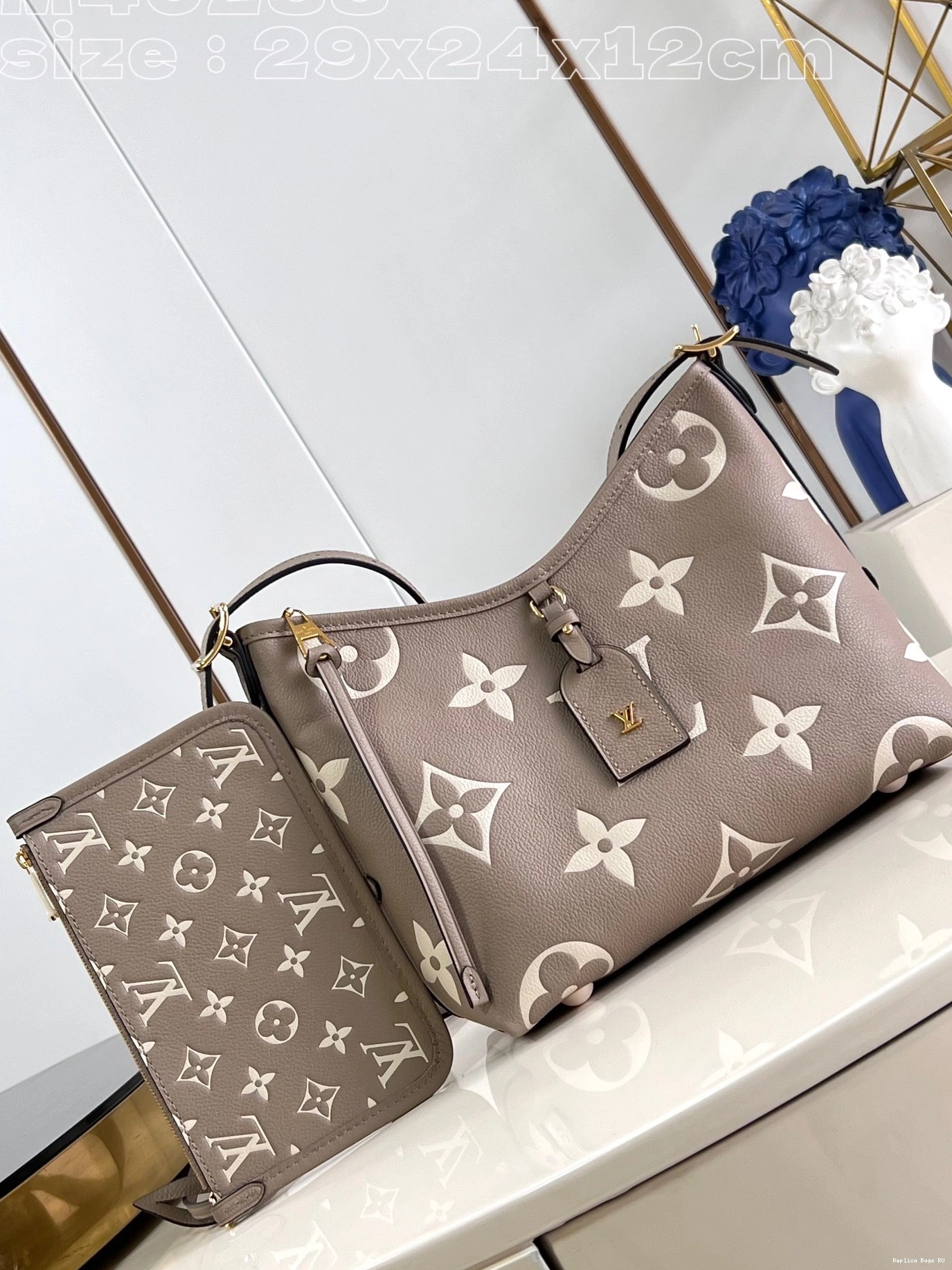 Affordable LOUIS PM-29*24*12cm CARRYALL VUITTON 0811